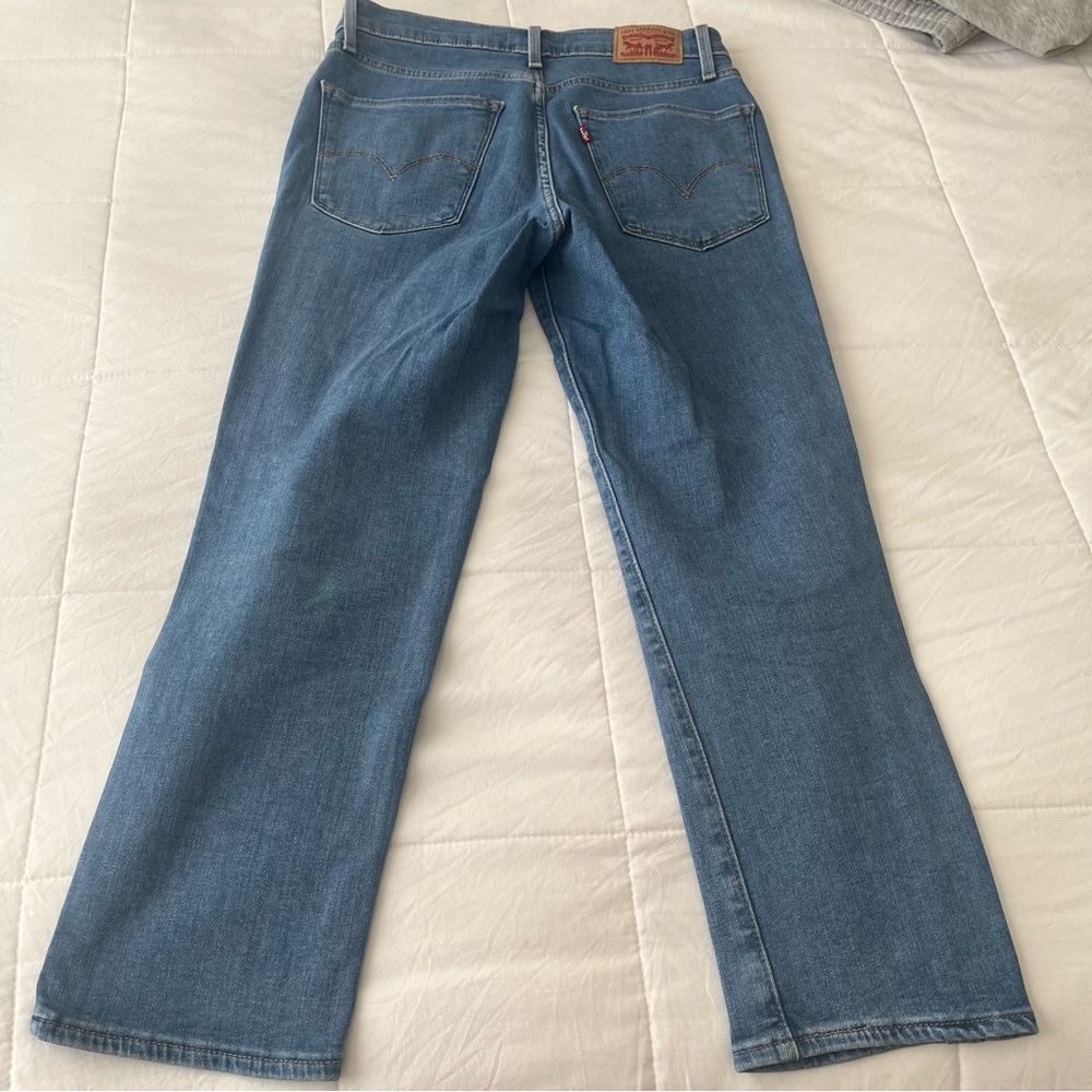 Levi’s High Rise Straight Crop Women Jeans Size 29 - Picture 6 of 9